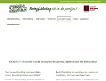 Tablet Screenshot of kledingcalculator.nl